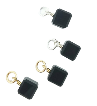 Black Crystal Charms