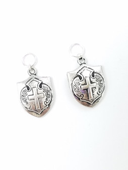 Silver Shield Charms