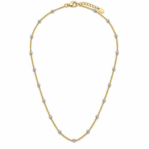 Delicate Gold Filled Chain with Silver Balls