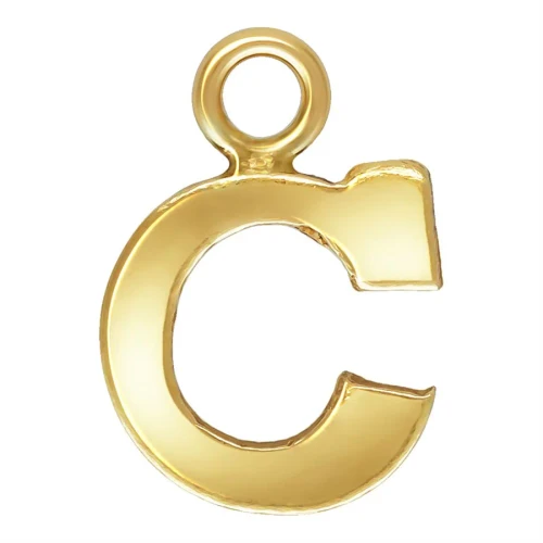 Gold Filled Letter C