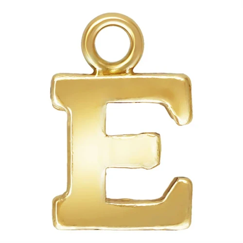Gold Filled Letter E