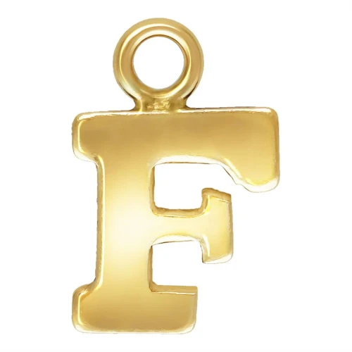 Gold Filled Letter F