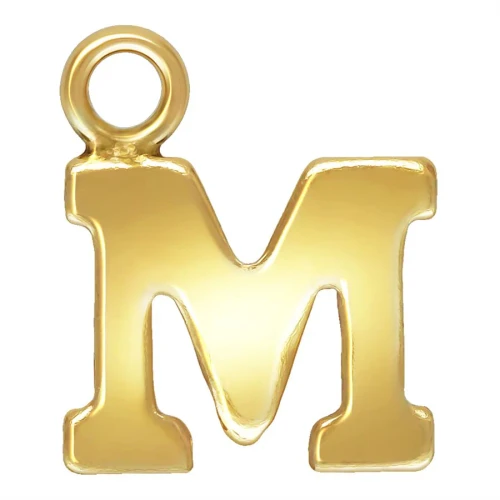 Gold Filled Letter M
