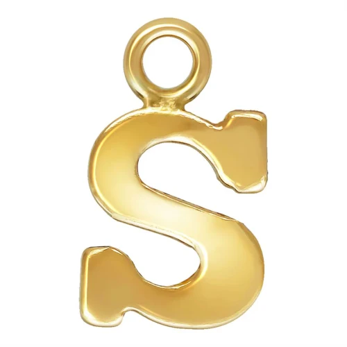 Gold Filled Letter S