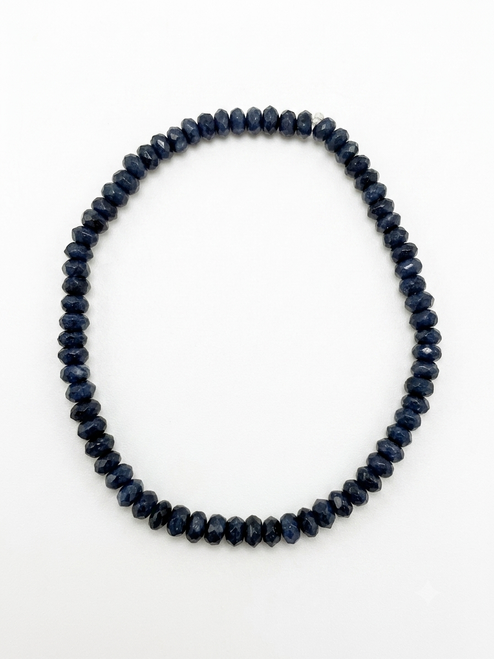 Blue Quartz Stretch Bracelet