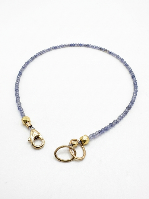 Tanzanite and Gold Bracelet