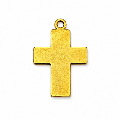 Gold Cross Charm