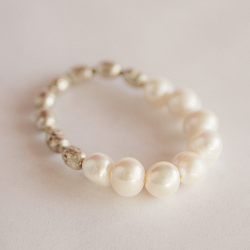 white freshwater pearls
