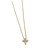 Delicate Gold CZ Cross Necklace