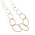 Large Gold Filled Oval Link Necklace