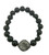 Black Onyx and CZ Nugget Stretch Bracelet