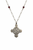 Sterling and Garnet Chain with Ethiopian Antique Pendant