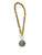 Gold Chain with Sterling Silver Toggle and French Gold and Silver Pendant