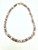 Moonstone and Gold Chain with Hand Wired Moonstone and French Pendant