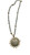 Silver Chain with Gold Pearls and Cross Pendant