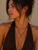 Gold Cross Charm Necklace