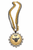 Gold and Silver Chain with Gold and Silver Bee Necklace