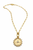 Gold Filled Chain with Gold CZ Cross Pendant