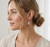 Natural Biwa Pearl Gold Earring