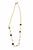 Gold Filled Chain with Hand Wired London Blue Gemstones