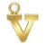 Gold Filled Letter V