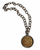 Silver Chain with Soldered Gold Polish Coin
