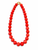 Orange Jade Beaded Necklace