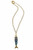 Gold Filled and Sterling Necklace with Fish Charm