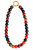14mm Faceted Fire Agate Necklace