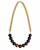 Natural Agate on Gold Chain