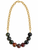 Natural Agate on Gold Chain
