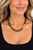Tiger Eye Necklace with Gold Bead