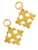 Gold Cross Charms 