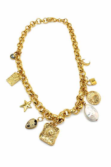 Short Customizable Charm Necklace