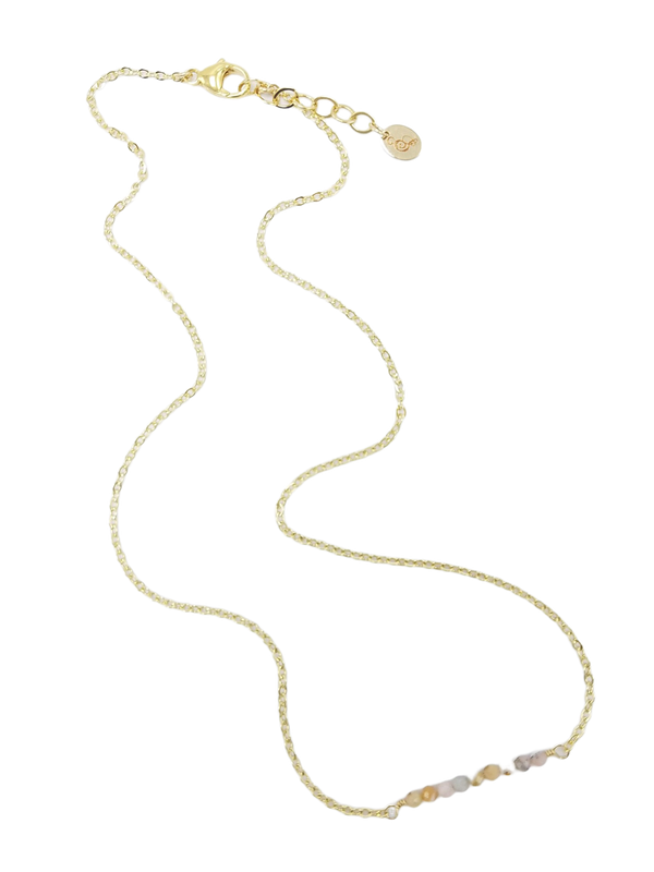 Delicate Pink Opal Necklace