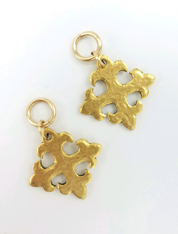Gold Cross Charms 