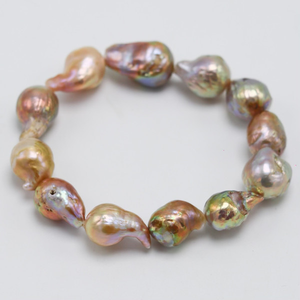 Natural Baroque Pearl Stretch Bracelet