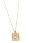 Short Initial Necklace