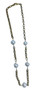 Short Gold Chain with Freshwater Pearls