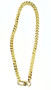 Heavy Gold Curb Chain with Gold Clasp