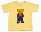 ComfortWash by Hanes youth Boston bear T-shirt in Summer Squash yellow
