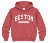 Begonia Boston MA full zip hoodie