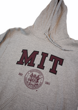 MIT CREST HOOD HEATHER