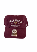 HARVARD CREST CAP WASHED MAR