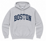 One of our best-sellers!  Gildan brand. Made from 50% cotton and 50% polyester this sweatshirt provides a great fit with a front pocket and hood for the ultimate warmth. Represent your love for Boston in this cozy and stylish sweatshirt.