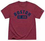 Boston Est 1630 Champion tri blend t shirt garnet