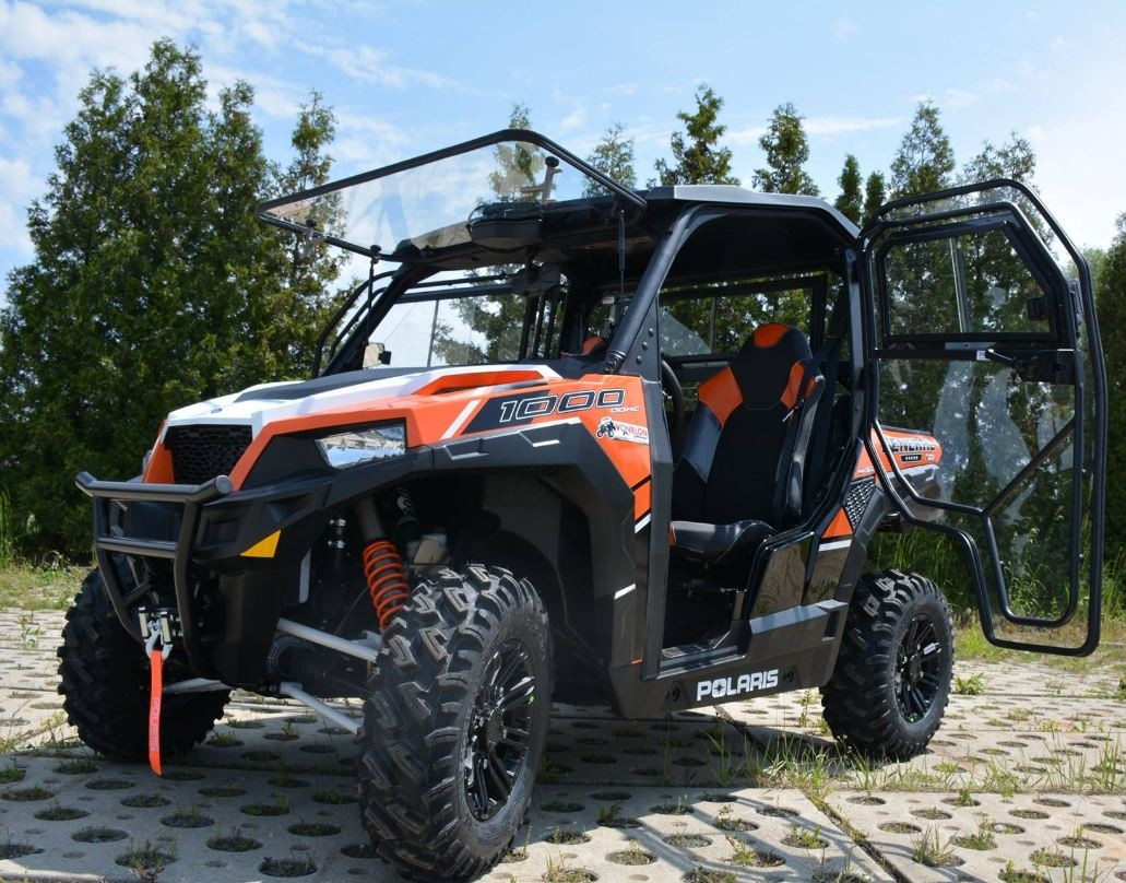 Polaris General 1000 Full Hard Cab Enclosure - DFK Cab DFK-6110