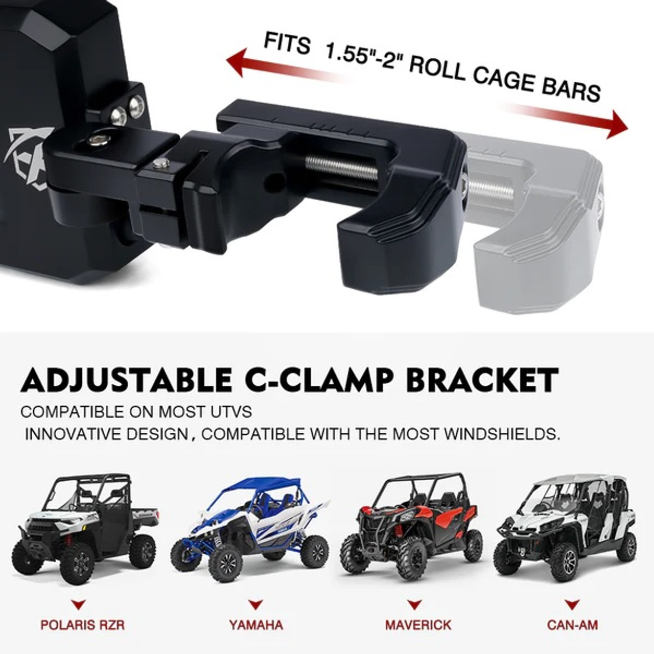 3D-Datei Polaris Cage Mirror Bracket - General - Ermöglicht es Ihnen,  weniger teure UTV-Spiegel zu kaufen und sie an der Polaris Cage Bar mit  ungerader Form zu befestigen. 🪞 kostenlos・Modell für 3D-Druck