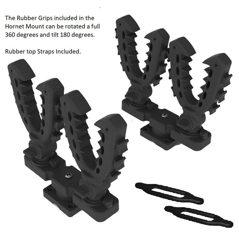 Hornet Y Grips UTV Gun & Bow Rack For Polaris Ranger/General (R-3028-S) - Made In USA
