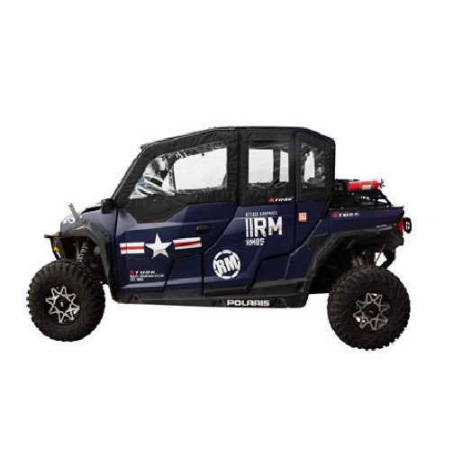 Polaris General 4 Framed Soft Upper Doors by Tusk - 2022470006